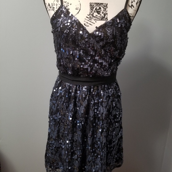 Express  Sequin  Dress - Picture 2 of 7